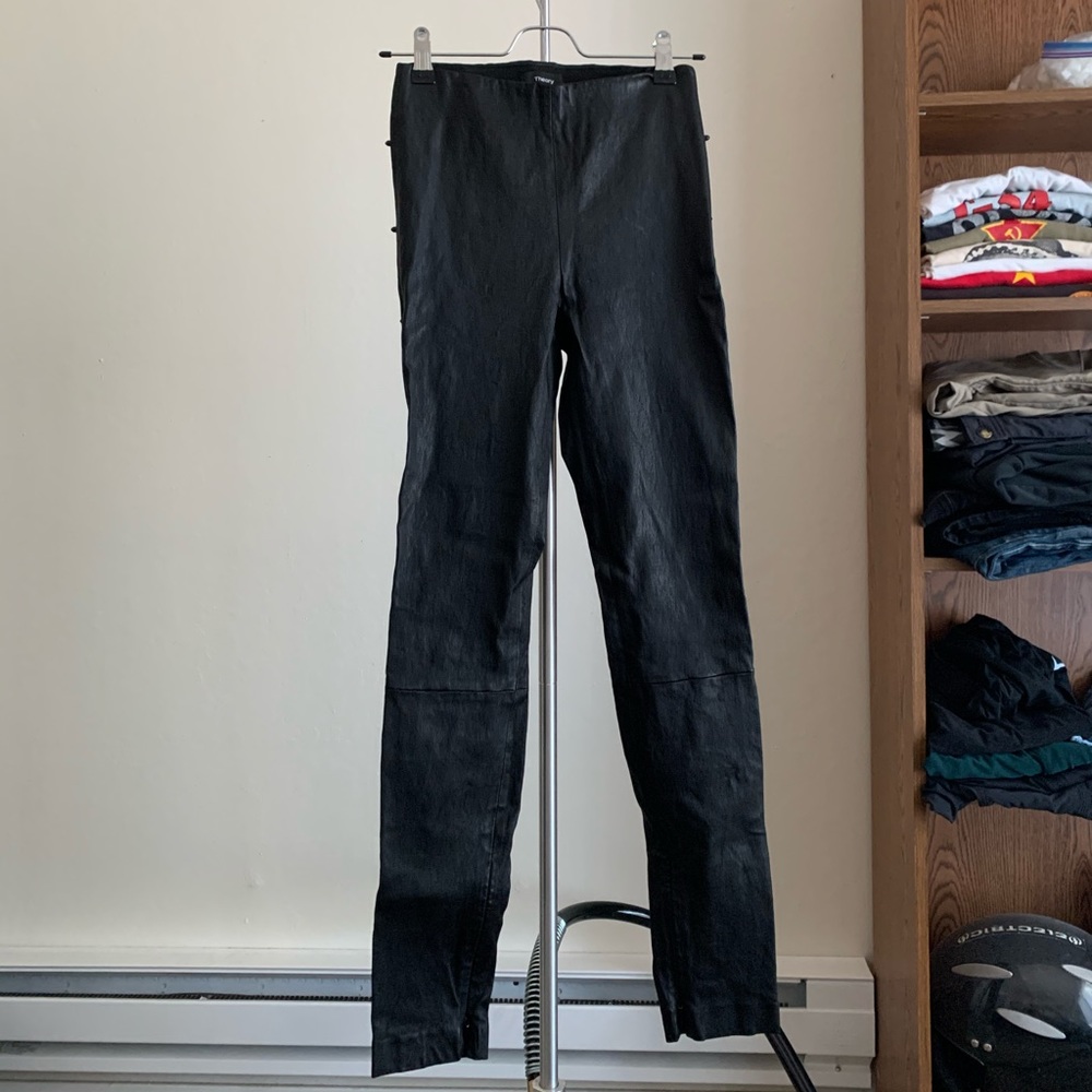 Theory - Leather Leggings